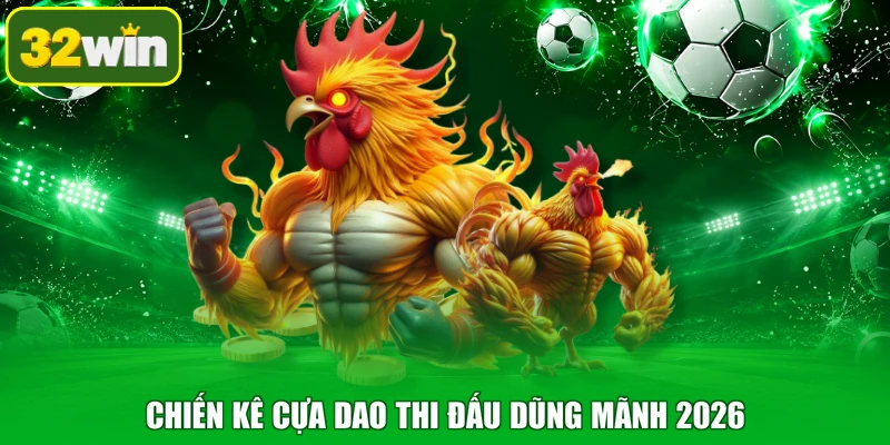 Chiến kê cựa dao thi đấu dũng mãnh 2026
