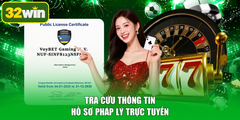 Tra cứu thông tin hồ sơ pháp lý trực tuyến